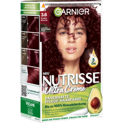 Garnier Nutrisse Creme Dauerhafte Pflege-Haarfarbe 36 dunkle Kirsche 