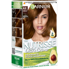 Garnier Nutrisse Creme Dauerhafte Pflege-Haarfarbe 43 cappuccino goldbraun 