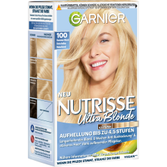 Garnier Nutrisse Creme Dauerhafte Pflege-Haarfarbe 100 sommerblond extra helles naturblon 