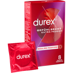 Durex Gefühlsecht Extra Feucht Kondome 8 Stück 