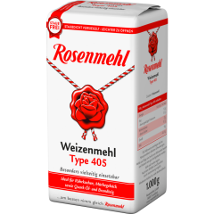 Rosenmehl Weizenmehl Type 405 1 kg 