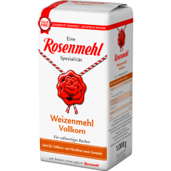 Rosenmehl Weizenmehl Vollkorn 1 kg 