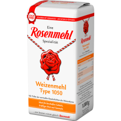 Rosenmehl Weizenmehl Type 1050 1 kg 