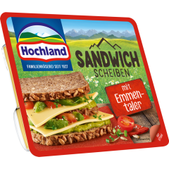 Hochland Sandwich Scheiben mit Emmentaler 45 % Fett i. Tr. 150 g 