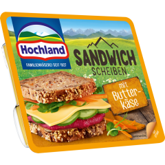 Hochland Sandwich Scheiben mit Butterkäse 50 % Fett i. Tr. 150 g 