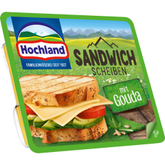 Hochland Sandwich Scheiben mit Gouda 45 % Fett i. Tr. 150 g 