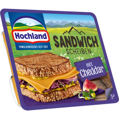 Hochland Sandwich Scheiben mit Cheddar 50 % Fett i. Tr. 150 g 