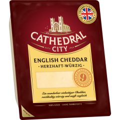 Cathedral City English Cheddar herzhaft-würzig Scheiben 48% Vollfettstufe 120 g 