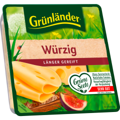 Grünländer Scheiben Würzig 48 % Fett i. Tr. 120 g 