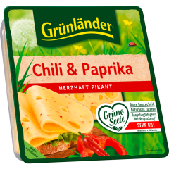 Grünländer Scheiben Chili-Paprika 48 % Fett i. Tr. 120 g 