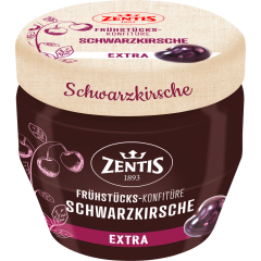 Zentis Frühstücks-Konfitüre Extra Schwarzkirsche 230 g 