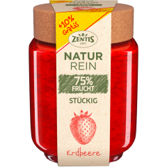 Zentis Naturein 75% Frucht Fruchtaufstrich Erdbeere 220 g 