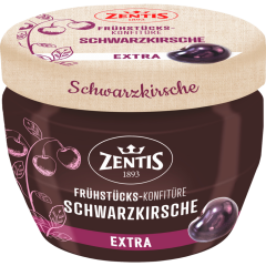 Zentis Frühstücks-Konfitüre Schwarzkirsche Extra 340 g 