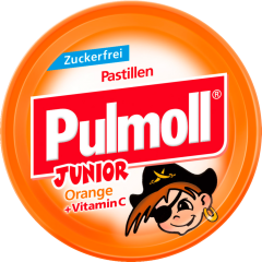 Pulmoll Pastillen Junior Orange Zuckerfrei 50 g 