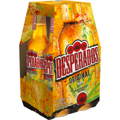 Desperados Tequila Original - 4er - Pack 4 x 0,33 l 