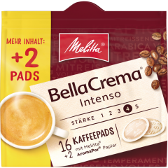 Melitta BellaCrema Intenso Kaffeepads 16 + 2 Pads 