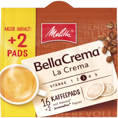 Melitta BellaCrema La Crema Kaffeepads 16 + 2 Pads 