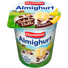 Ehrmann Almighurt Schoko Balls Crunchy-Banane 3,8 % Fett 150 g 