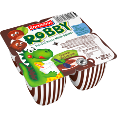 Ehrmann Robby Monster Backe Milch-Dessert Schoko-Haselnuss 4 x 100 g 