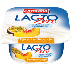 Ehrmann Lacto Zero Pfirsich-Maracuja 7,2 % Fett 135 g 