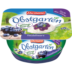 Ehrmann Obstgarten Lieblings Beeren Heidelbeere 18 % Fett 120 g 