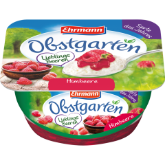 Ehrmann Obstgarten Lieblings Beeren Himbeere 18 % Fett 120 g 