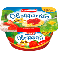 Ehrmann Obstgarten Vanilla Erdbeere 5,5 % Fett 125 g 