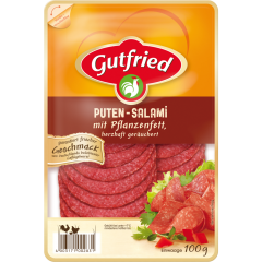 Gutfried Geflügel Puten-Salami 100 g 