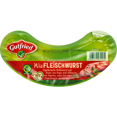 Gutfried Vegetarisch Wie Fleischwurst mit Paprika 200 g 
