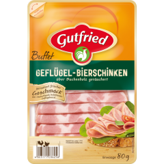 Gutfried Geflügel-Bierschinken 80 g 