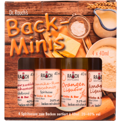 Dr. Rauch Back-Minis 20 % - 40 % vol. 4 x 40 ml 