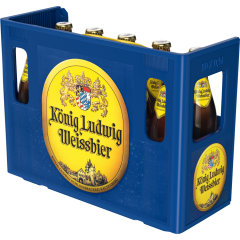 König Ludwig Weissbier Hell - 10-Pack 10 x 0,5 l 