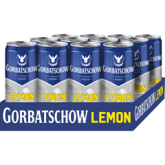 WODKA GORBATSCHOW Wodka & Lemon 10 % vol. 0,33 l - Karton 12 x          0.330L 