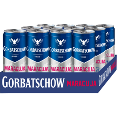 GORBATSCHOW Wodka & Maracuja 10 % vol. - Tray 12 x 0,33 l 