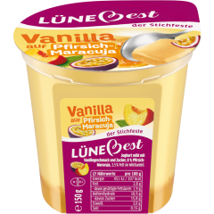 Lünebest Vanilla auf Pfirsich-Maracuja stichfest 3,5 % Fett 150 g 