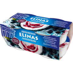 Elinas Joghurt nach griechischer Art Brombeere 9,4 % Fett 4 x 150 g 