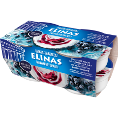 Elinas Joghurt nach griechischer Art Heidelbeere 9,4 % Fett 4 x 150 g 