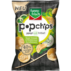 funny-frisch Popchips Sour Cream & Onion Style 80 g 