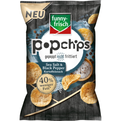 funny-frisch Popchips Sea Salt & Black Pepper 80 g 