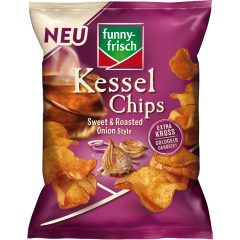 funny-frisch Kessel Chips Sweet & Roasted Onion Style 120 g 