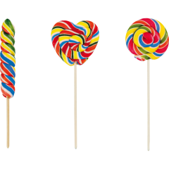 CANDY BOOOM Lollipops Rainbow 60 g 