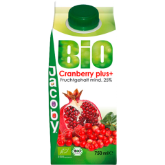 Jacoby Bio Cranberry plus+ 0,75 l 