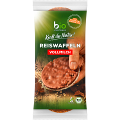 Bio Zentrale Reiswaffeln Vollmilch Schokolade 100 g 