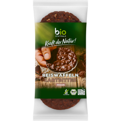 Bio Zentrale Reiswaffel Zartbitter Schokolade 100 g 