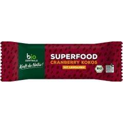 Bio Zentrale Bio Superfood Cranberry Kokos Riegel 40 g 