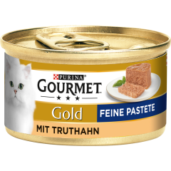 Purina Gourmet Gold Feine Pastete mit Truthahn 85 g 