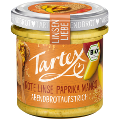 Tartex Bio Linsen Liebe Brotaufstrich Rote Linse Paprika Mango 140 g 