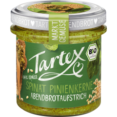 Tartex Bio Markt-Gemüse Brotaufstrich Spinat Pinienkerne 135 g 