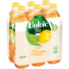 Volvic Tee mit Zitronen-Geschmack 6-Pack 6 x 1,5 l 