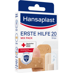 Hansaplast Erste Hilfe Pflaster Mix 20 Stück 